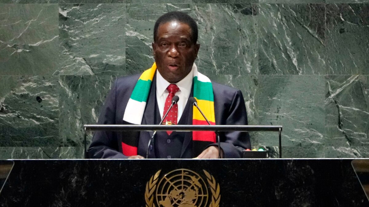 Zimbabwe’s President Mnangagwa Calls for End to Sanctions
