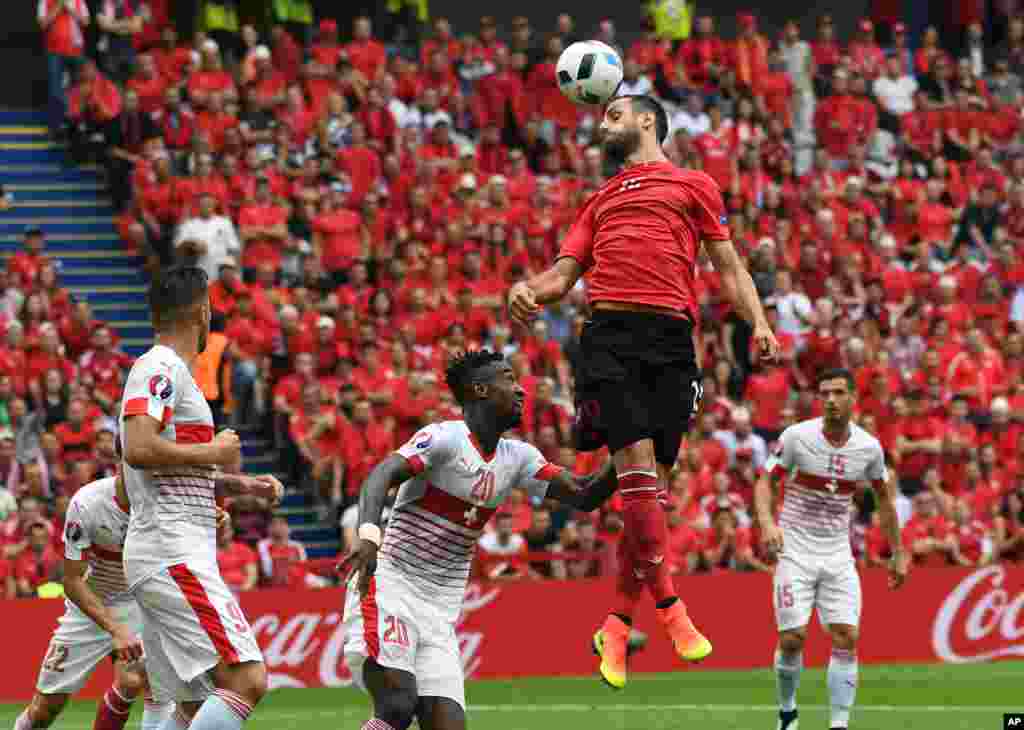 Soccer Euro 2016 Albania Switzerland