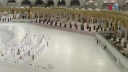 مسجد الحرام میں سماجی فاصلے کا خیال رکھتے ہوئے نمازِ تراویح