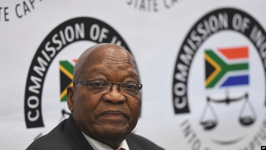 Mantan presiden Afrika Selatan Jacob Zuma di Johannesburg, 15 Juli 2019. (Foto: dok). 