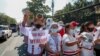 Demonstran Myanmar Gelar ‘Flash Mob’ Antikudeta 