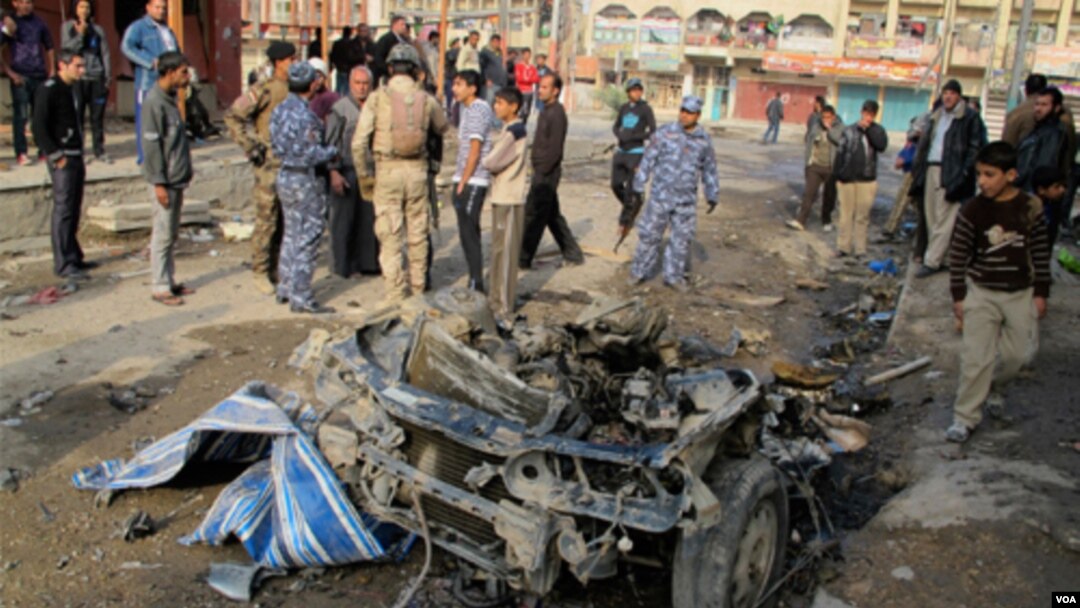 Sejumlah pemboman di Baghdad menewaskan sedikitnya 69 orang, Kamis (22/12).