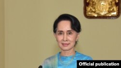 Pemimpin Myanmar Aung San Suu Kyi (Foto: dok).