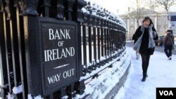 Irlanda negoció en noviembre con la Unión Europea y el FMI un plan de rescate.