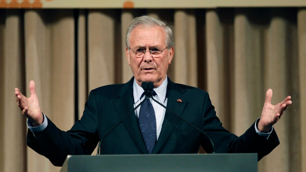 Cựu Bộ trưởng Quốc phòng Mỹ Donald Rumsfeld từ trần - Vimarsana News