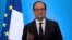 In this grab taken from video, French President Francois Hollande makes a statement, during a televised broadcast, at the Elysee Palace, in Paris, Thursday, Dec. 1, 2016. Hollande announced he will not be running in the 2017 French Presidential election.