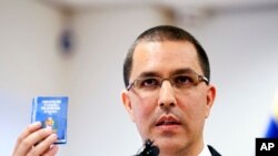 El encuentro se da luego de que Arreaza interviniera por primera vez en el Consejo de Derechos Humanos, luego de haber ganado la silla el año pasado.