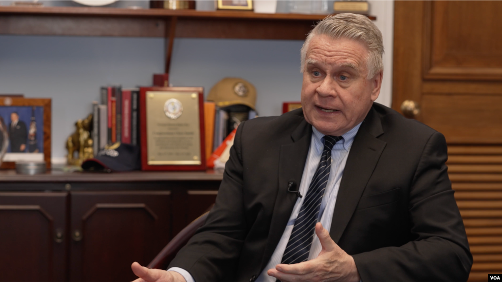 Republican U.S. Rep. Chris Smith was interviewed by Voice of America on Capitol Hill. (March 27, 2026)
