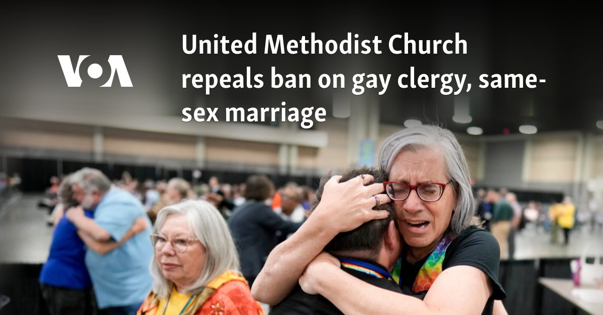 United Methodist Church Repeals Ban On Gay Clergy Same Sex Marriage