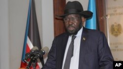 Salva Kiir le président du Soudan du Sud, Juba, 9 juillet 2017.