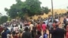 Une manifestation de la population au Mali.