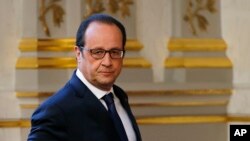 ປະທານາທິບໍດີຝຣັ່ງ ທ່ານ Francois Hollande.