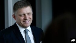 Роберт Фицо. Братислава, Словакия. 6 марта 2016 г.