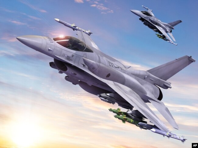 L3Harris Technologies公司将为多用途F-16战机提供下一代电子作战系统。（艺术加工图，由洛克希德·马丁公司提供。