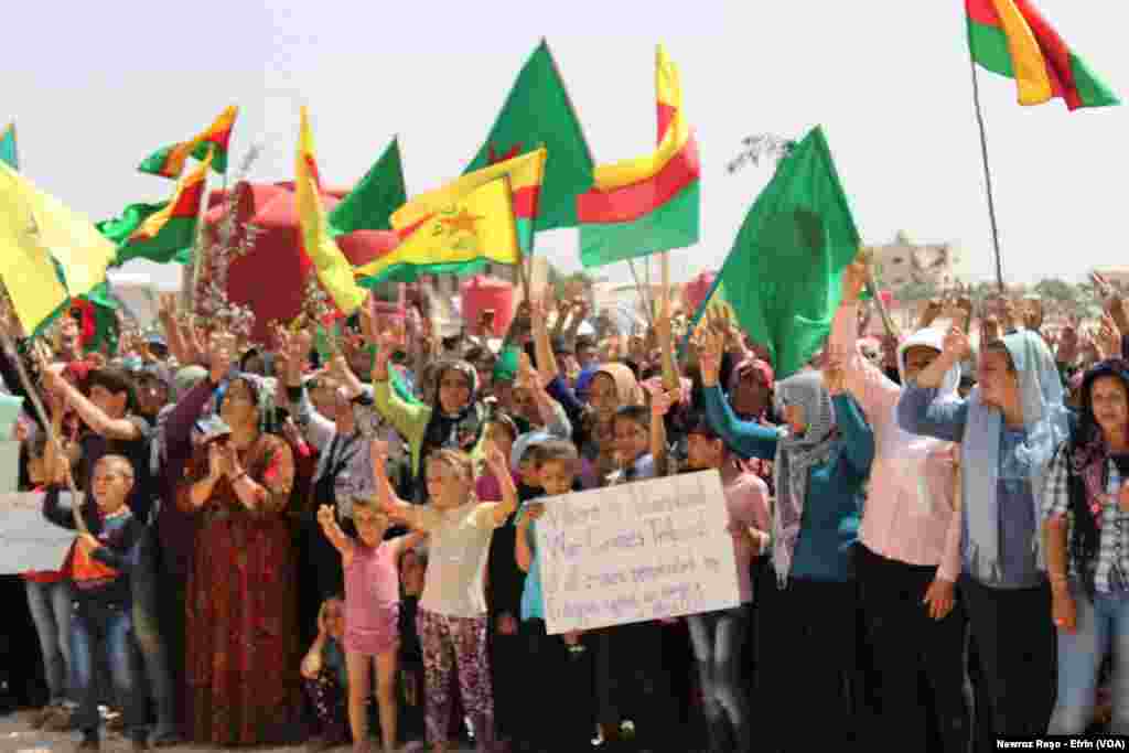 Roja Cîhanî ya bi Efrînê re 