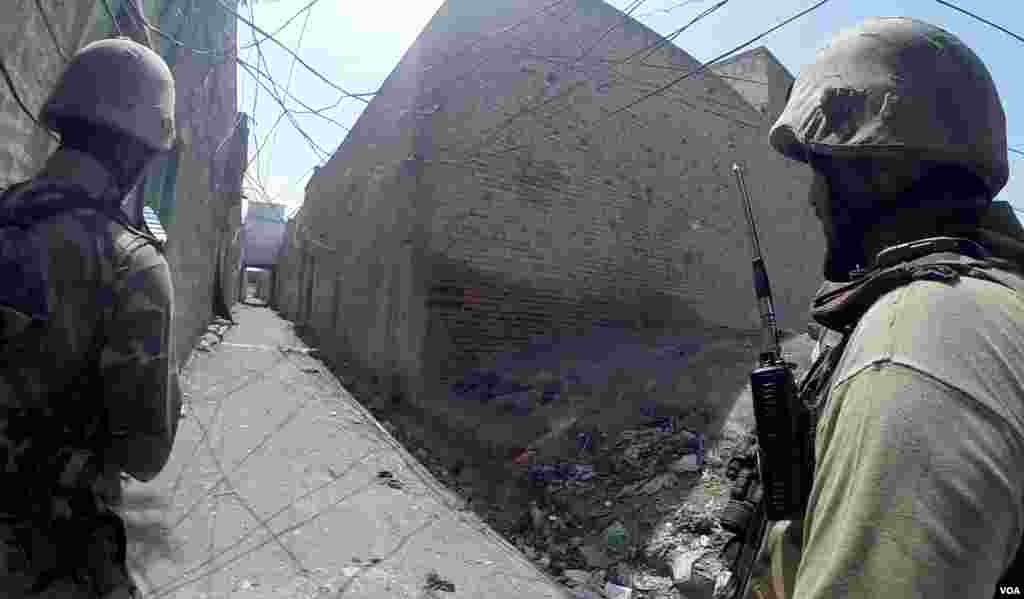 A street leading to a Taliban-run prison in Miranshah, North Waziristan, Pakistan. (Ayaz Gul/VOA)
