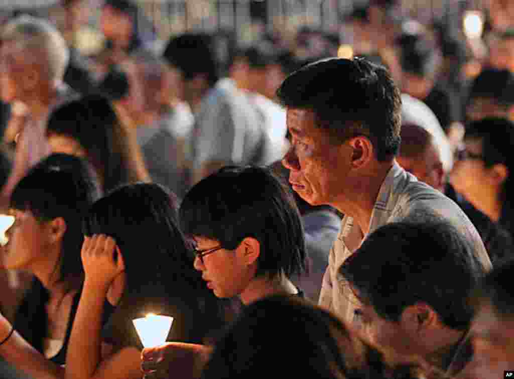 香港悼念六四烛光晚会