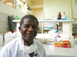 Alfred Ampomah Appiah, Deputy Chief Executive at the Center for Plant Medicine Research, says the center is researching plant-based remedies for COVID-19, in Ghana, May 27, 2020. (Stacey Knott/VOA)