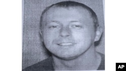 This image released by Kentucky’s London Police Department shows Joseph A. Couch, a person of interest in the Sept. 7, 2024, shootings on Interstate 75 near London, Ky.