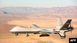 This handout photo courtesy of the US Air Force obtained on Nov. 7, 2020, shows an MQ-9 Reaper. The U.S. State Department has reportedly notified Congress of its plans to sell 18 MQ-9B aerial drones to the United Arab Emirates.