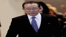 Kim Kye Gwan, Wakil Menteri Luar Negeri Korea Utara yang memimpin delegasi pembicaraan di New York.