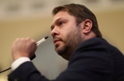 Rep. Ruben Gallego, D-Ariz., asks a question during a House Natural Resources Committee hearing, July 28, 2020 on Capitol Hill in Washington.