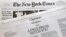 An editorial titled "A Free Press Needs You" is published in The New York Times, Aug. 16, 2018, in New York. Newspapers from Maine to Hawaii pushed back against President Donald Trump's attacks on "fake news" Thursday with a coordinated series of editorials speaking up for a free and vigorous press. The Boston Globe, which set the campaign in motion by urging the unified voice, had estimated that some 350 newspapers would participate.