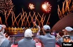 Presiden Republik Indonesia, Joko Widodo, secara resmi membuka PON XXI Aceh-Sumut 2024 di Stadion Harapan Bangsa, Banda Aceh, Aceh, Senin (9/9/2024). (Twitter/@jokowi)