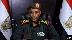 Le général Abdel Fattah al-Burhane, commandant des Forces armées soudanaises, le 21 avril 2023. (Forces armées soudanaises via AP)