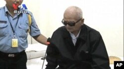 Nuon Chea, Brother No 2 of Khmer Rouge, expressed remorse at ECCC over what had happened in his regime, May 30, 2013.