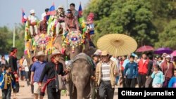 ບຸນຊ້າງໃນແຂວງໄຊຍະບູລີ.