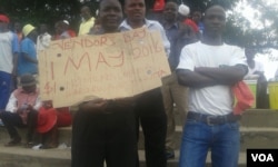 This is how Zimbabwean workers feel about Workers' Day .... (Photo: Mavis Gama)