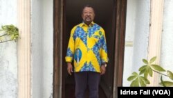 Jean Ping, candidat de l’opposition à l’élection présidentielle du 27 août 2016 au Gabon, à Libreville, 26 août 2016, VOA/Idriss Fall