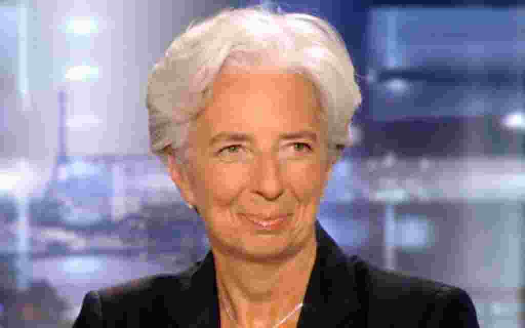 9. - Christine Lagarde, presidenta del Fondo Monetario Internacional.