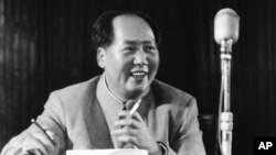 Chairman Mao Zedong at general assembly of the Chinese communist party in March 1955.