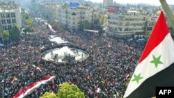 Мітинг на підтримку уряду президента Сирії Башара Асада
