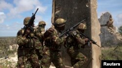 Abasirikare ba Kenya bo mungabo za Amisom, muri Somaliya