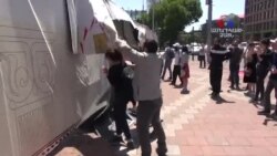 Ցուցարարները քանդեցին պատնեշները, և պարզվեց՝ քաղաքապետարանը հասցրել է վերացնել Երևանի ամենահին այգիներից մեկը