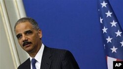 에릭 홀더 미국 법무장관. (자료사진)