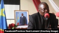 Célestin Mbuyu gouverneur de la nouvelle du Haut-Lomami destitué, 27 juillet 2016.