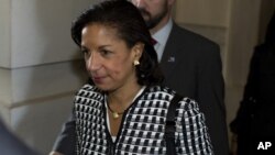 La embajadora Susan Rice se reunió otra vez este miércoles con senadores en Washington.