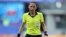 L'arbitre française Stéphanie Frappart lors du quart de finale de la Coupe du Monde féminine en France entre l'Allemagne et la Suède à Rennes, le 29 juin 2019. Elle a été la première femme à arbitrer un match masculin majeur le 14 août 2019 en Turquie. (Photo AP) 