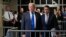 Фото від 30 травня 2024 року: колишній президент США Дональд Трамп після винесення вироку в суді Мангеттена 