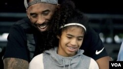 Kobe Bryant with his daughter Gianna