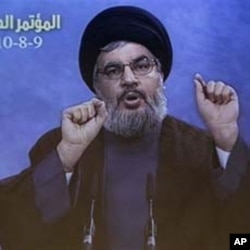 Hezbollah leader Sheik Hassan Nasrallah (file photo)