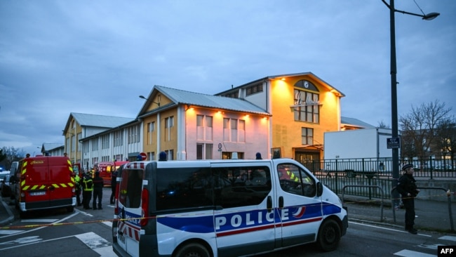 Policia lokale në Mulhouse, Francë (22 shkurt 2025)