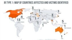 By country, the number of cases in which Fox Hunt used family pressure to coerce the repatriation of a Chinese emigre. (Safeguard Defenders)