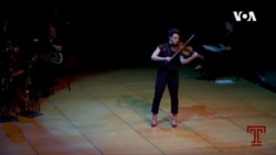 VOA英语视频: 小提琴手毕业演奏被取消 费城乐团帮她圆梦