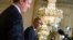 El primer ministro británico, David Cameron, durante una conferencia conjunta en la Casa Blanca, junto al presidente Barack Obama.