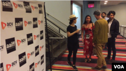 在纽约举行的第40届亚美国际电影节。（视频截图）